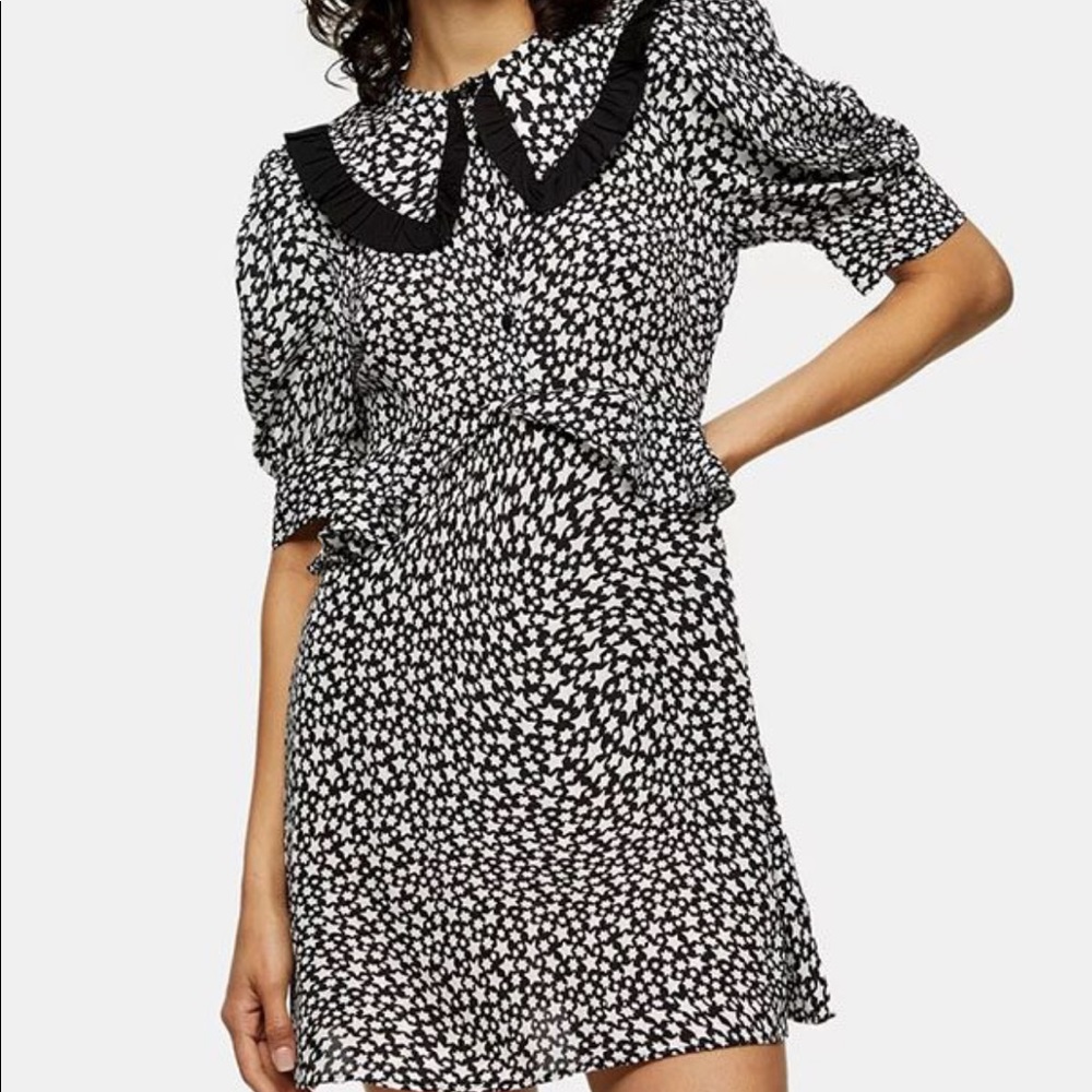 Cutest stars dresses with big collar from topshop
